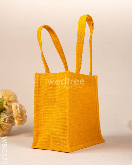 Jute Bag - Flower Design - WBG1751