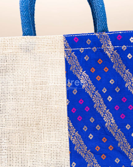 Jute Bag with Contrast Border - WBG1762