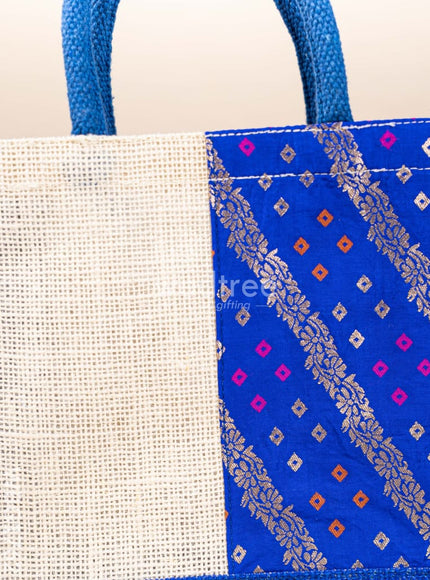Jute Bag with Contrast Border - WBG1762