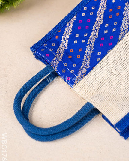 Jute Bag with Contrast Border - WBG1762