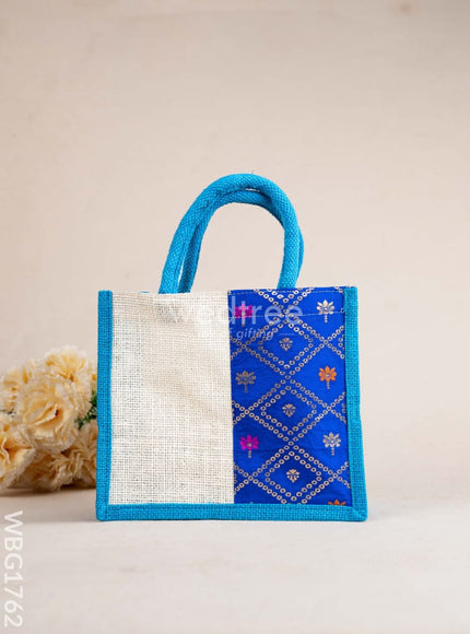 Jute Bag with Contrast Border - WBG1762