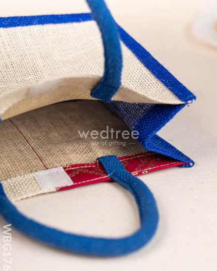 Jute Bag with Contrast Border - WBG1762