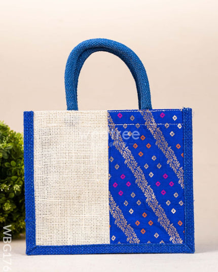 Jute Bag with Contrast Border - WBG1762