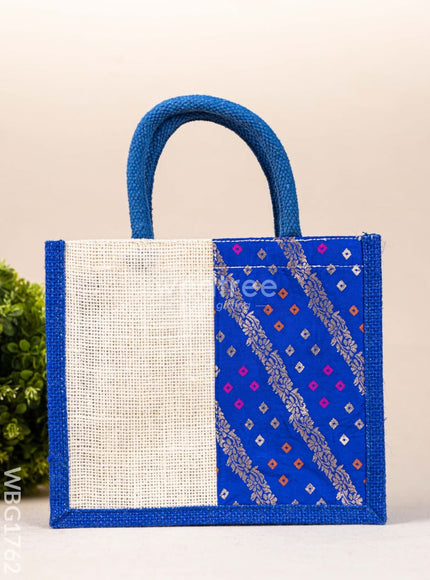 Jute Bag with Contrast Border - WBG1762
