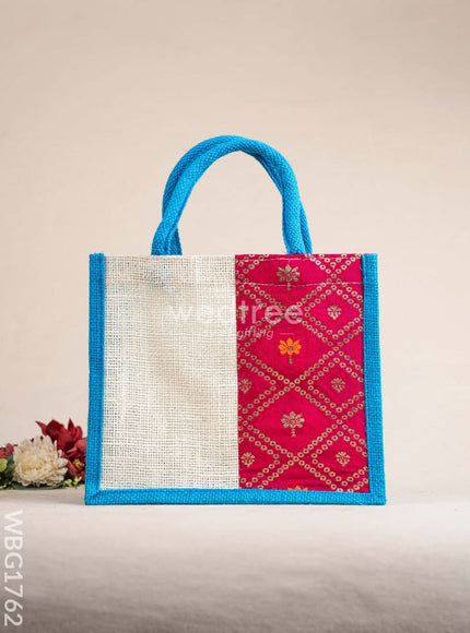 Jute Bag with Contrast Border - WBG1762
