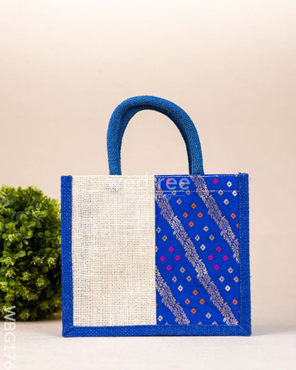 Jute Bag with Contrast Border - WBG1762