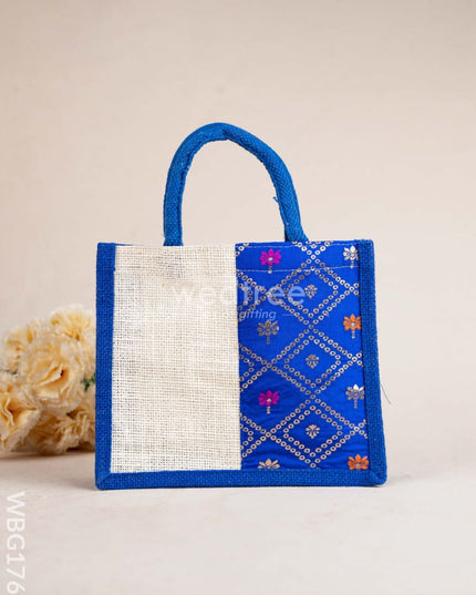 Jute Bag with Contrast Border - WBG1762