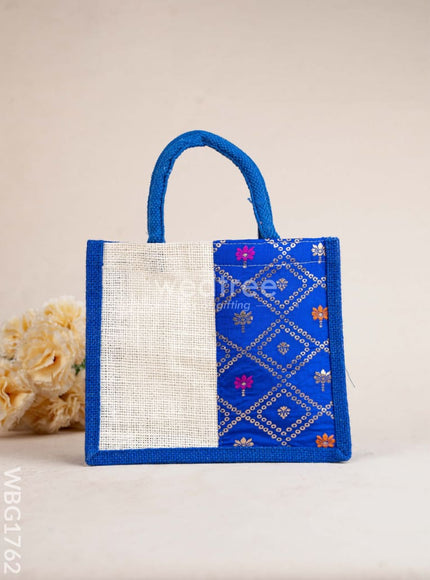 Jute Bag with Contrast Border - WBG1762