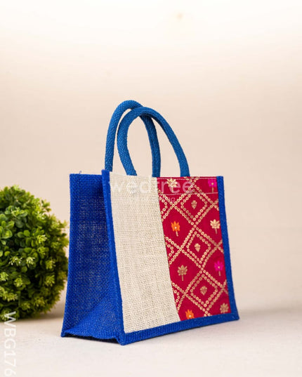 Jute Bag with Contrast Border - WBG1762