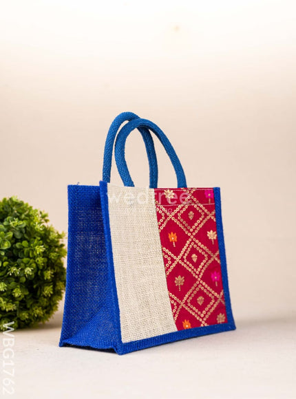 Jute Bag with Contrast Border - WBG1762
