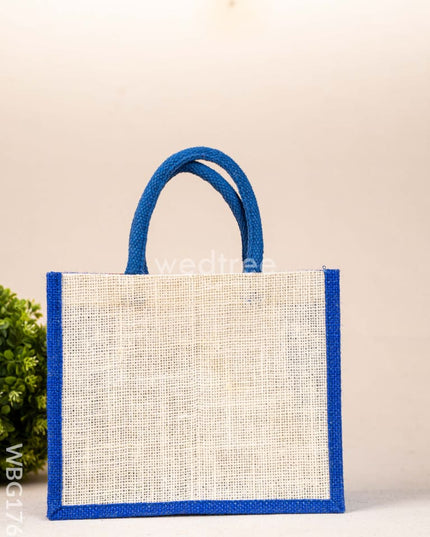 Jute Bag with Contrast Border - WBG1762