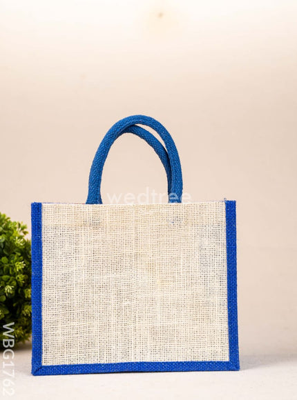 Jute Bag with Contrast Border - WBG1762