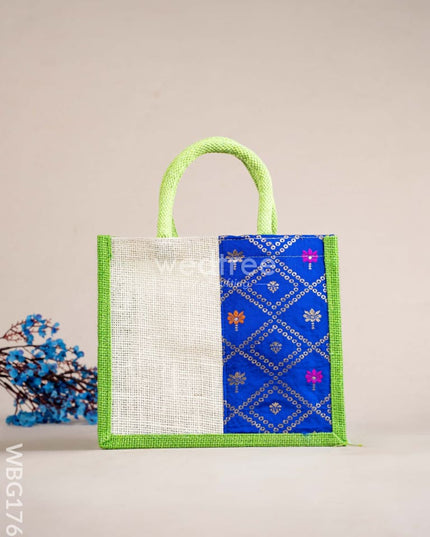 Jute Bag with Contrast Border - WBG1762