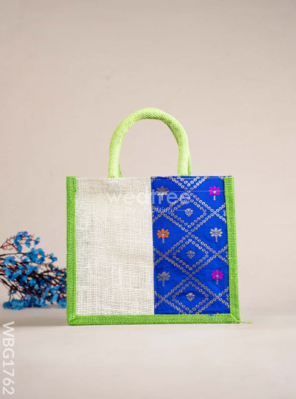 Jute Bag with Contrast Border - WBG1762