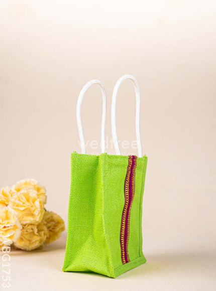Jute Bag with Lace - WBG1753