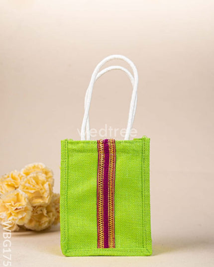 Jute Bag with Lace - WBG1753