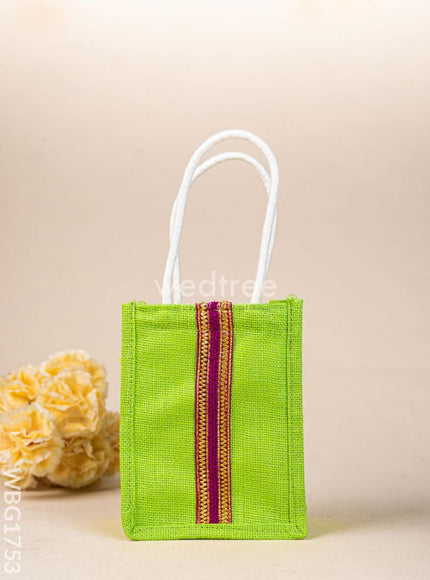 Jute Bag with Lace - WBG1753