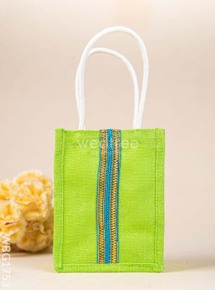 Jute Bag with Lace - WBG1753