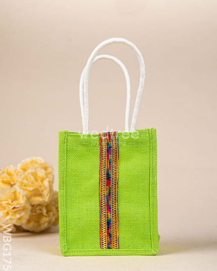 Jute Bag with Lace - WBG1753