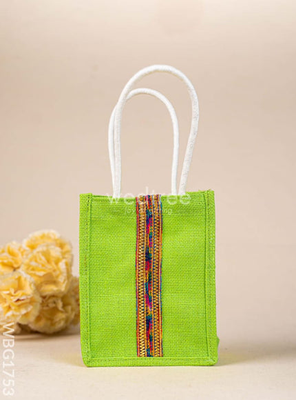 Jute Bag with Lace - WBG1753