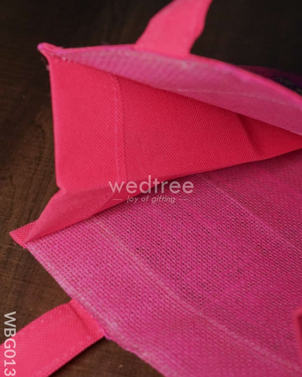 Jute Bag with Nonwoven Fabric - 10 inch - WBG0131