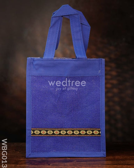 Jute Bag with Nonwoven Fabric - 10 inch - WBG0131