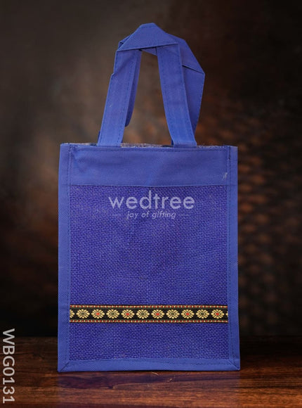 Jute Bag with Nonwoven Fabric - 10 inch - WBG0131