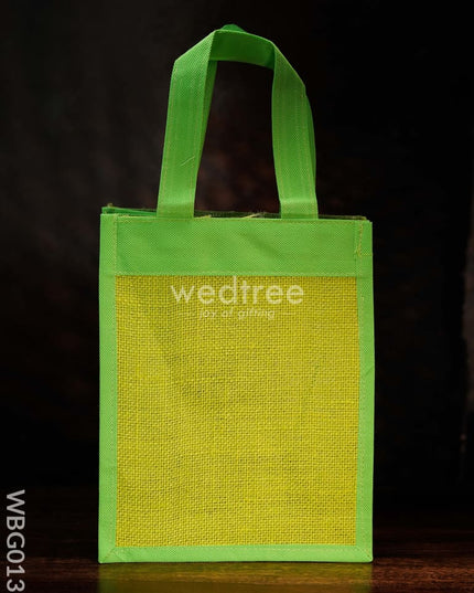Jute Bag with Nonwoven Fabric - 10 inch - WBG0131