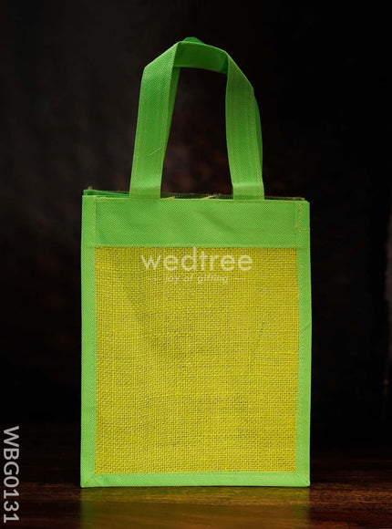 Jute Bag with Nonwoven Fabric - 10 inch - WBG0131