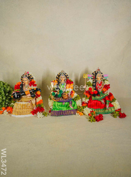 Lakshmi Saraswathi Durga - Set of 3 - WL3472