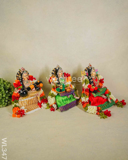 Lakshmi Saraswathi Durga - Set of 3 - WL3472
