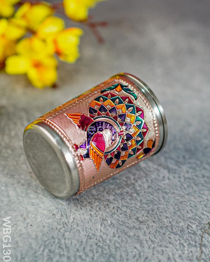 Meenakari Glass - Peacock Design - WBG1302