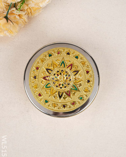 Meenakari Poori Box - 7 inch - WL5153