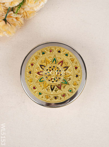Meenakari Poori Box - 7 inch - WL5153