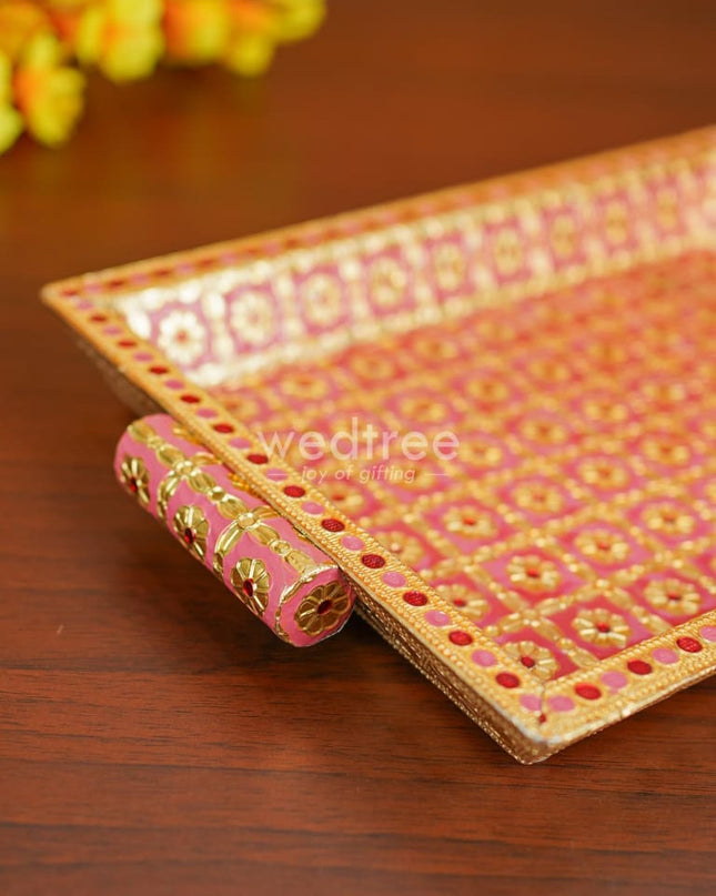 Meenakari Tray - WL4253