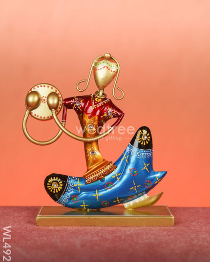 Metal Handpainted Musician - Set of 3 - WL4925