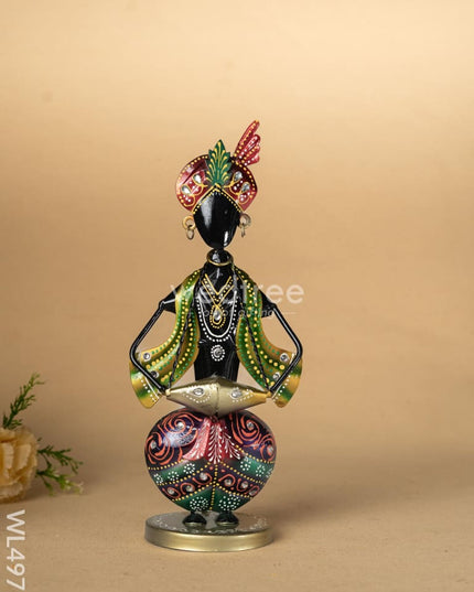 Metal Handpainted Musician - Set of 3 - WL4977