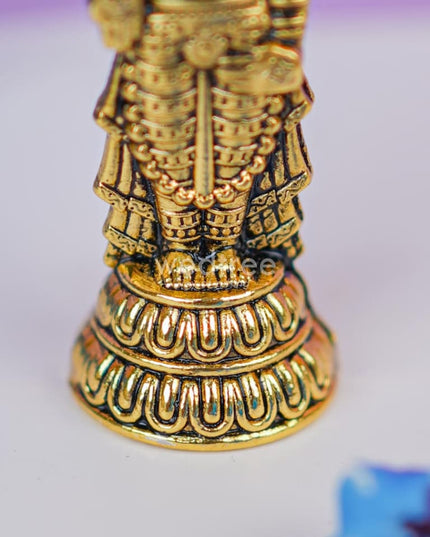 Murti - Gold Antique Tirupati Balaji Idol - WBG1420