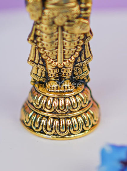 Murti - Gold Antique Tirupati Balaji Idol - WBG1420
