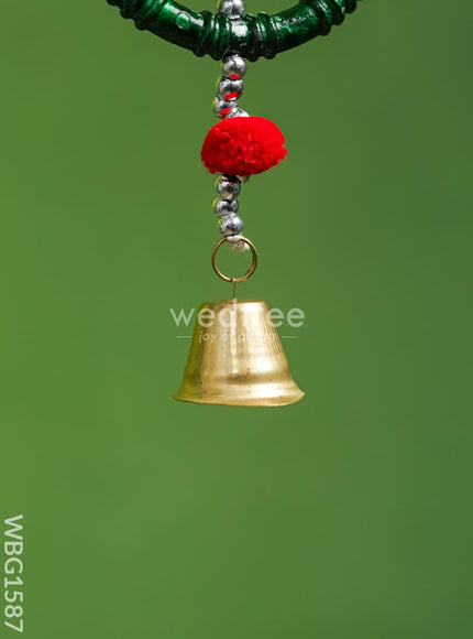 Parrot Thoran with Bells - Set of 2 - WBG1587