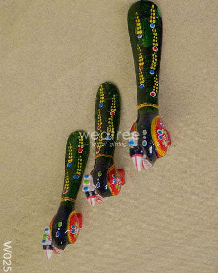 Peacock Set of 3 - W0251