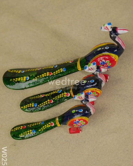 Peacock Set of 3 - W0251