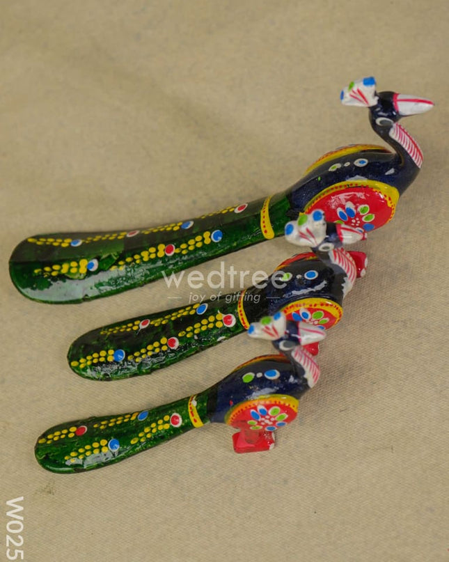 Peacock Set of 3 - W0251