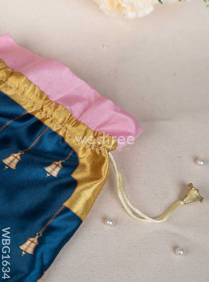 Pichwai String Bag - 11 x 8 inch - WBG1634