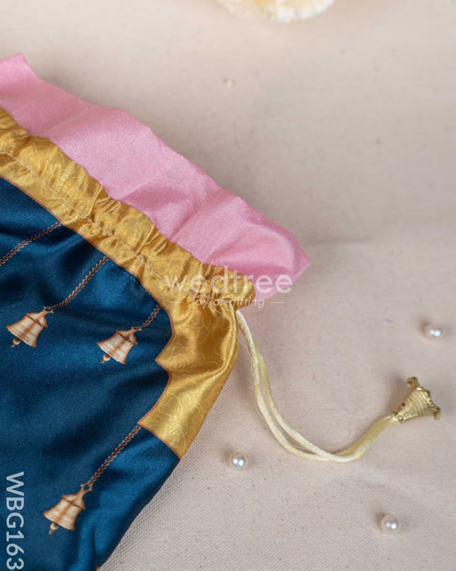 Pichwai String Bag - 11 x 8 inch - WBG1634