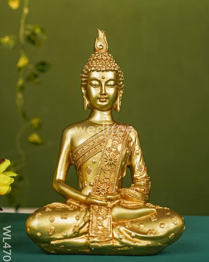 Polyresin Buddha Idol - 7 inch - WL4700