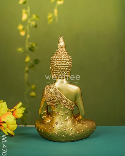 Polyresin Buddha Idol - 7 inch - WL4700