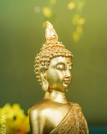 Polyresin Buddha Idol - 7 inch - WL4700