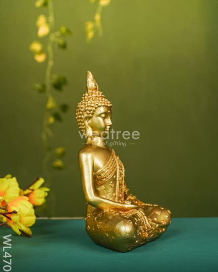 Polyresin Buddha Idol - 7 inch - WL4700