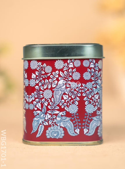 Printed Tin Box - Kalamkari Design - WBG1701-1